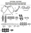 PLO3118CAM trubkový nosič bočních kufrů PL ONE-FIT pro Suzuki V-Strom 1050 (20-23)